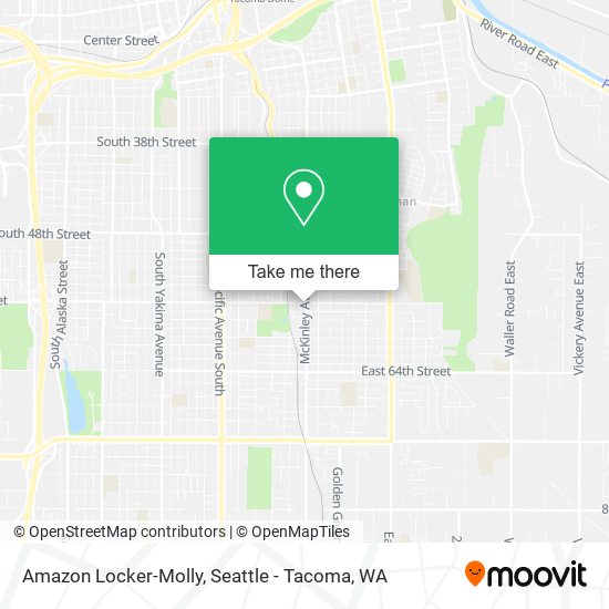 Mapa de Amazon Locker-Molly