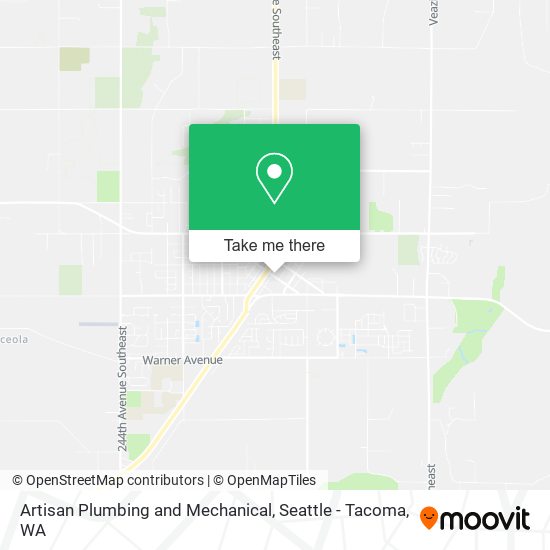 Mapa de Artisan Plumbing and Mechanical