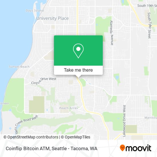 Mapa de Coinflip Bitcoin ATM