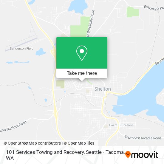 Mapa de 101 Services Towing and Recovery
