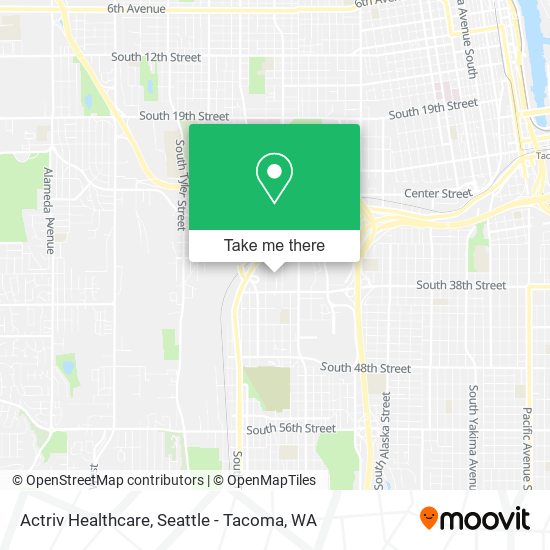Actriv Healthcare map
