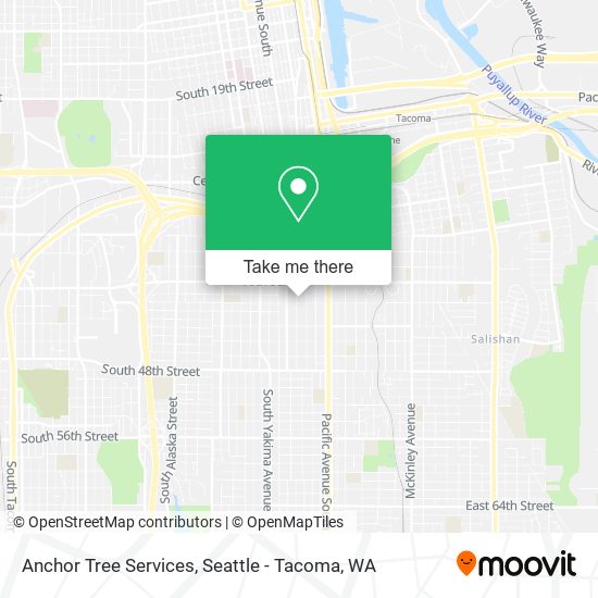 Anchor Tree Services map