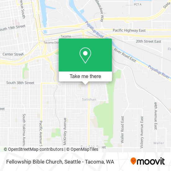 Mapa de Fellowship Bible Church