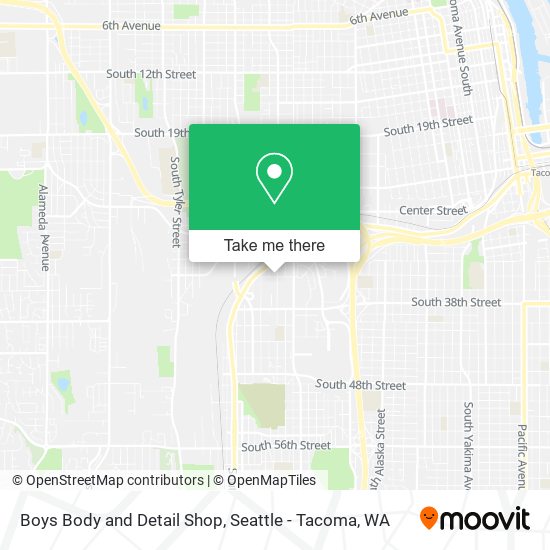 Boys Body and Detail Shop map