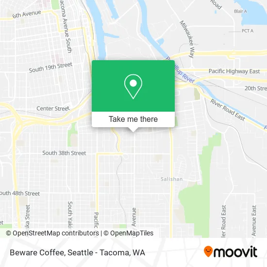 Mapa de Beware Coffee