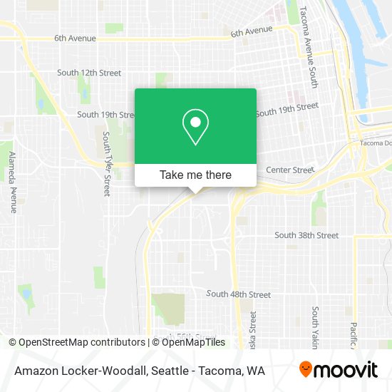 Mapa de Amazon Locker-Woodall