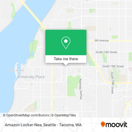 Amazon Locker-Nea map