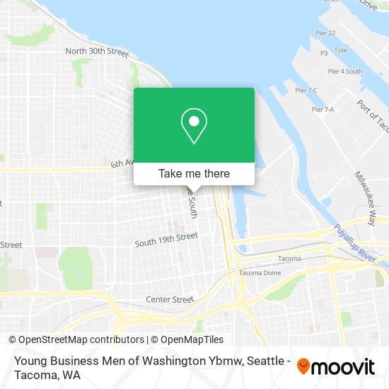 Young Business Men of Washington Ybmw map