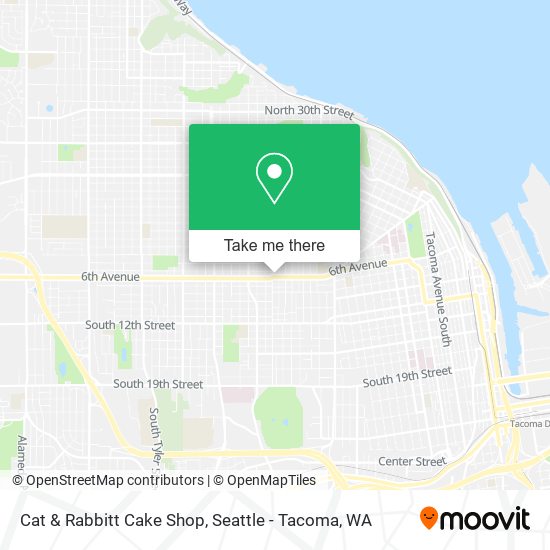 Cat & Rabbitt Cake Shop map