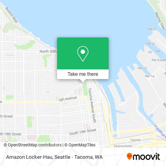 Amazon Locker-Hau map