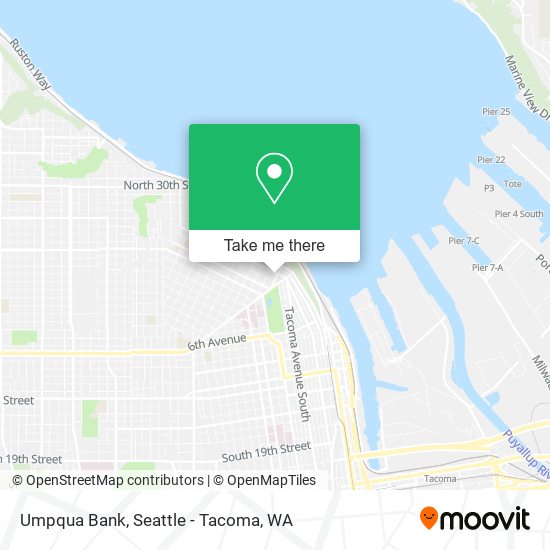 Umpqua Bank map