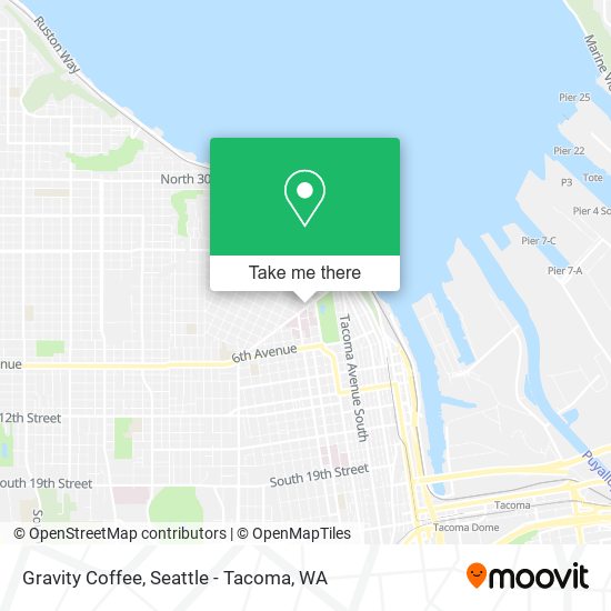 Mapa de Gravity Coffee