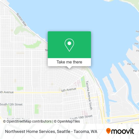 Northwest Home Services map