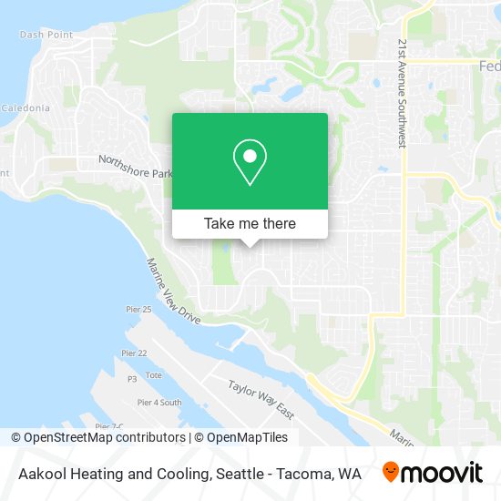 Aakool Heating and Cooling map