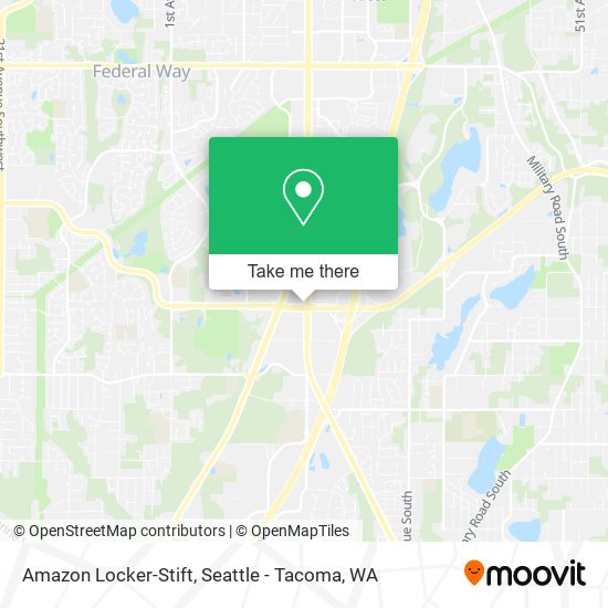 Amazon Locker-Stift map