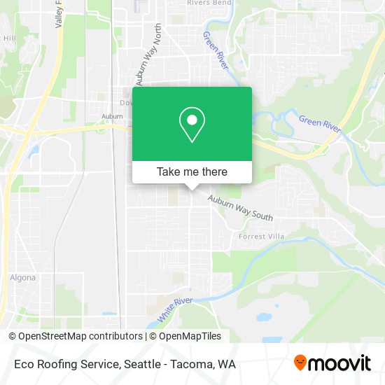 Eco Roofing Service map