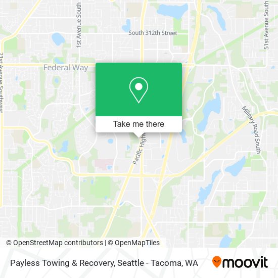 Payless Towing & Recovery map