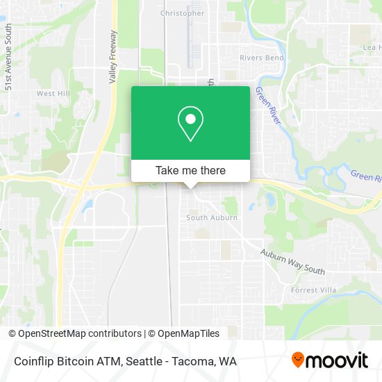 Mapa de Coinflip Bitcoin ATM