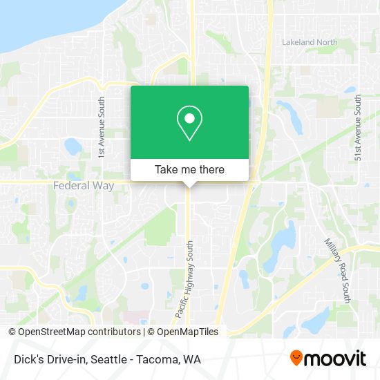 Mapa de Dick's Drive-in