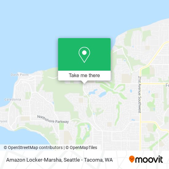 Amazon Locker-Marsha map