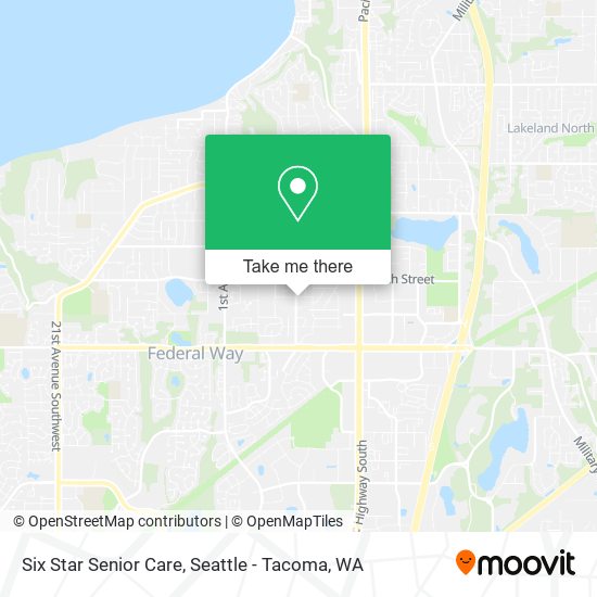 Mapa de Six Star Senior Care