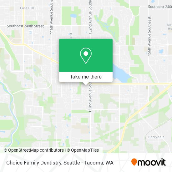 Mapa de Choice Family Dentistry