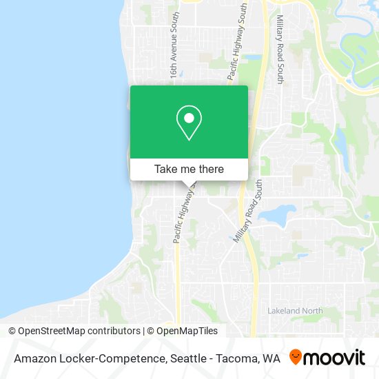 Mapa de Amazon Locker-Competence