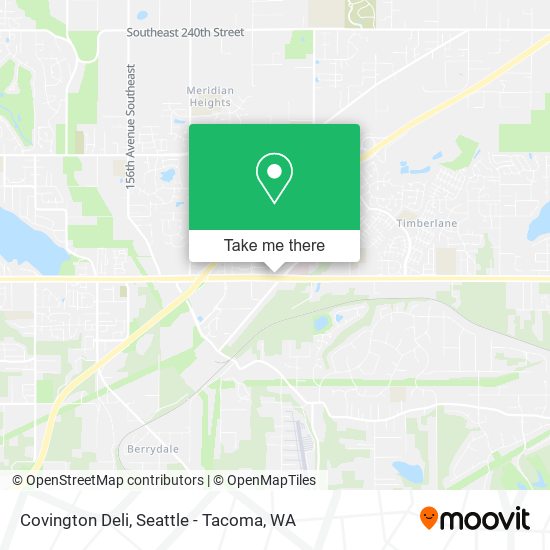 Mapa de Covington Deli