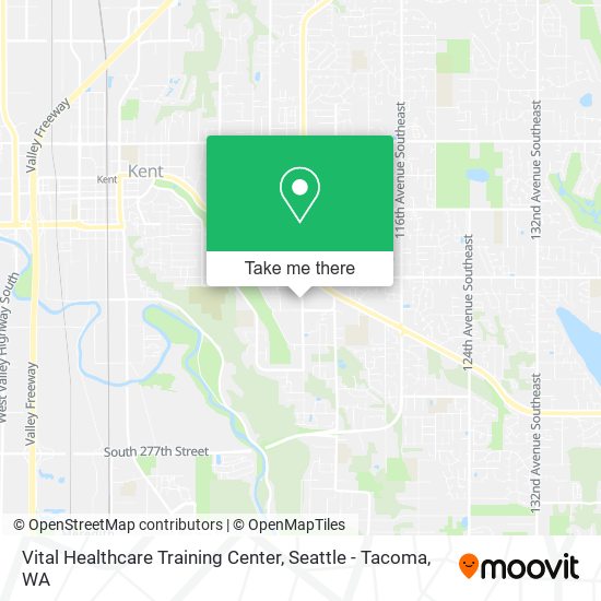 Vital Healthcare Training Center map