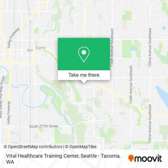 Mapa de Vital Healthcare Training Center