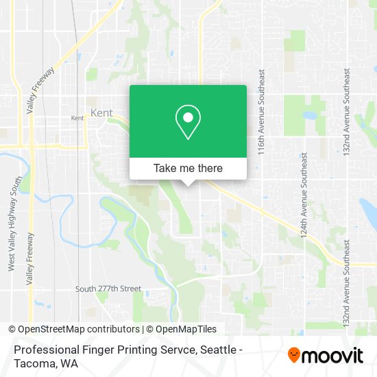 Professional Finger Printing Servce map