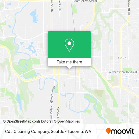 Mapa de Cda Cleaning Company