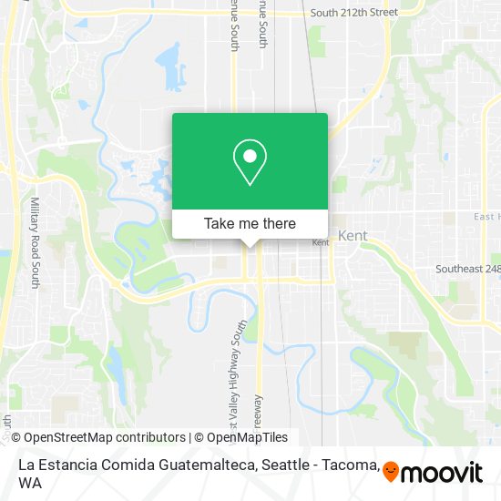 La Estancia Comida Guatemalteca map