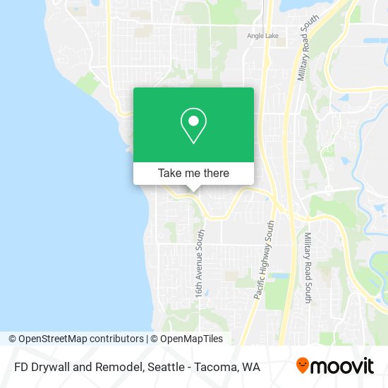 Mapa de FD Drywall and Remodel