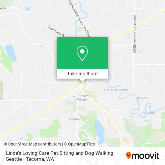 Linda's Loving Care Pet Sitting and Dog Walking map
