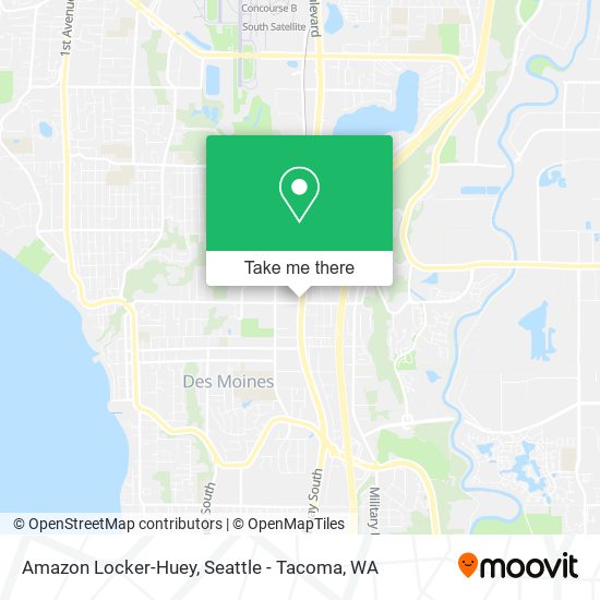 Mapa de Amazon Locker-Huey