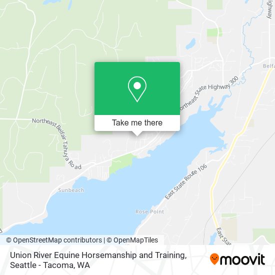 Mapa de Union River Equine Horsemanship and Training