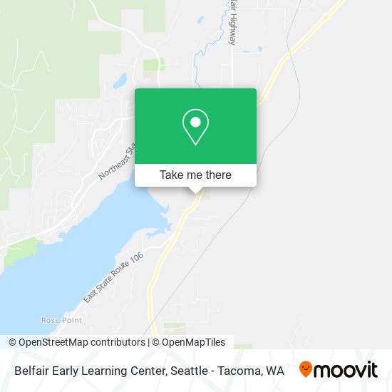 Mapa de Belfair Early Learning Center