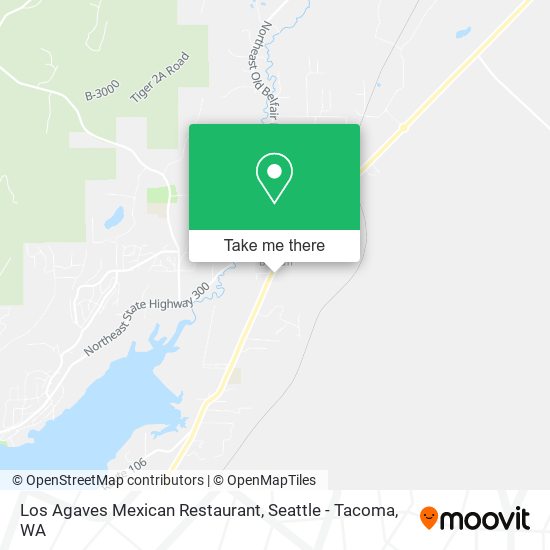 Mapa de Los Agaves Mexican Restaurant