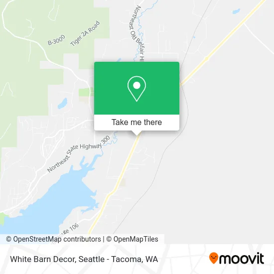 White Barn Decor map