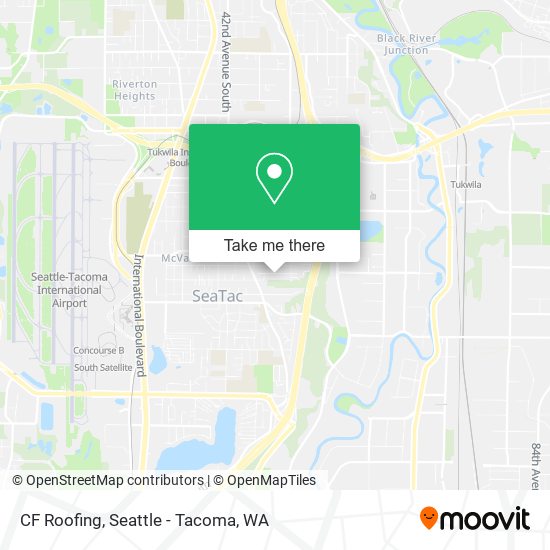 CF Roofing map