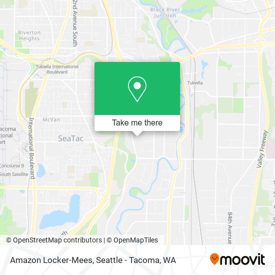 Amazon Locker-Mees map