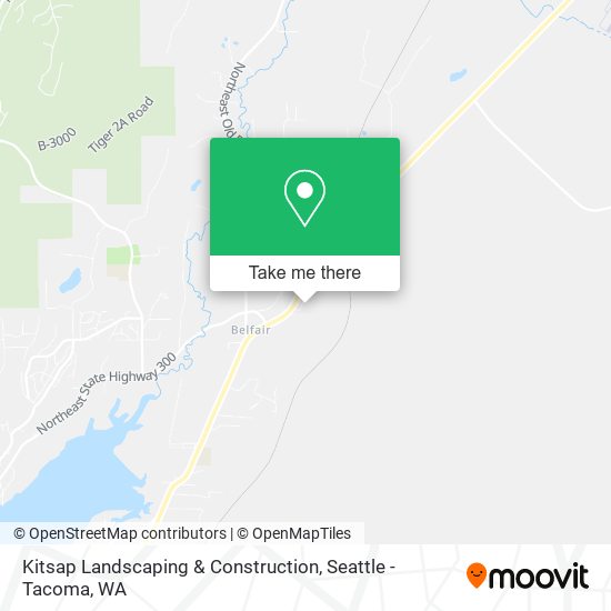 Kitsap Landscaping & Construction map