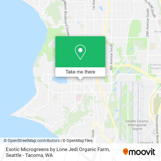 Exotic Microgreens by Lone Jedi Organic Farm map