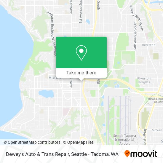 Mapa de Dewey's Auto & Trans Repair