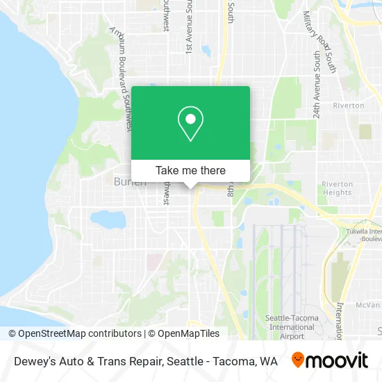 Mapa de Dewey's Auto & Trans Repair
