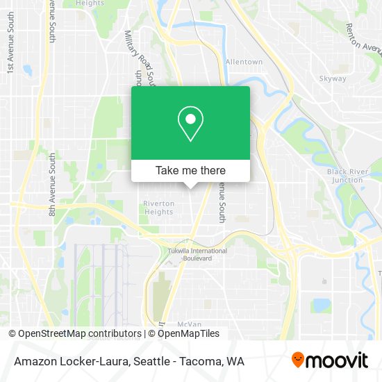 Mapa de Amazon Locker-Laura