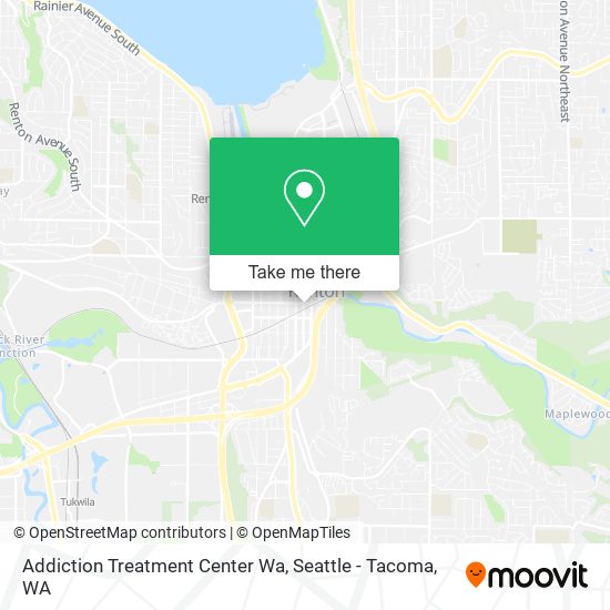 Addiction Treatment Center Wa map