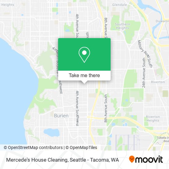 Mercede's House Cleaning map