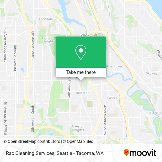 Rac Cleaning Services map